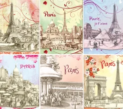 Bloc de notas monumentos de París