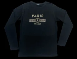 Blusa Manga Larga Negra Paris