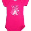Body Torre Eiffel París fucsia