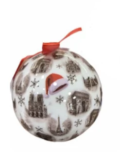 Bola de Navidad de recuerdo de París