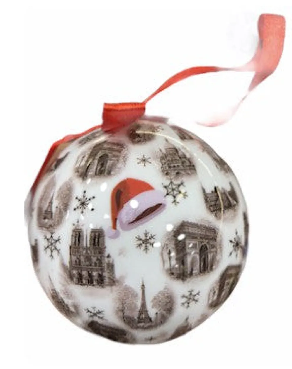 Bola de Navidad de recuerdo de París
