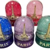 Bola de nieve Torre Eiffel en París hecha en Francia