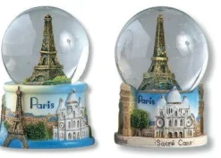 Bola de nieve Torre Eiffel y monumentos de París
