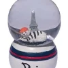 Bola de nieve Torre Eiffel "Gato con Boina"