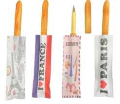 4 bolígrafos baguette magnéticos con estuche souvenirs