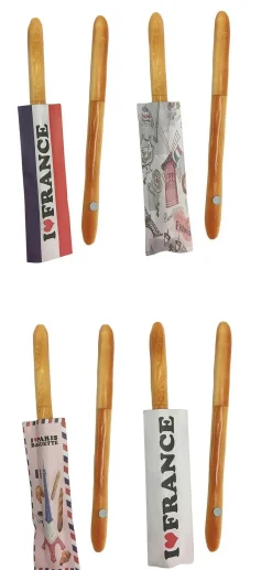 4 bolígrafos baguette magnéticos con estuche souvenirs