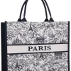 Bolsa Book Tote Paris Talla Mediana