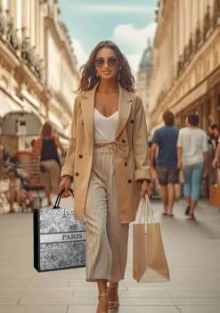 Bolsa Book Tote Paris Talla Mediana