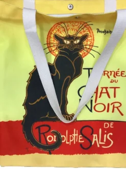 Bolsa de tela "La Tournée du Chat Noir"