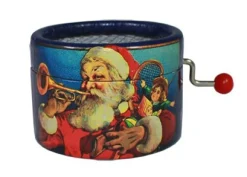 Caja de música pequeña Feliz Navidad