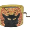 Caja de música pequeña Gato Negro
