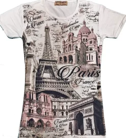 Camisa Torre Eiffel París "El encanto de Francia"