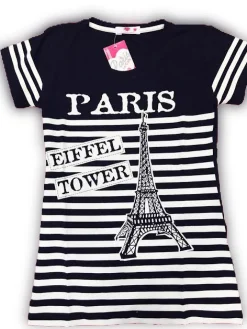 Camiseta azul mariño Torre Eiffel París