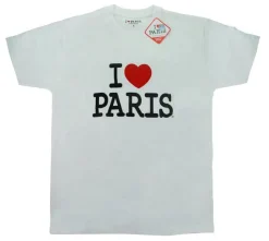 Camiseta Blanca I love Paris