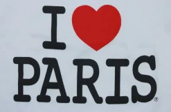 Camiseta Blanca I love Paris
