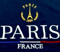 Camiseta bordada París France