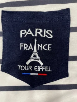 Camiseta bordada Torre Eiffel París Francia