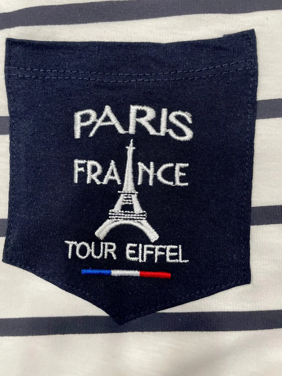 Camiseta bordada Torre Eiffel París Francia