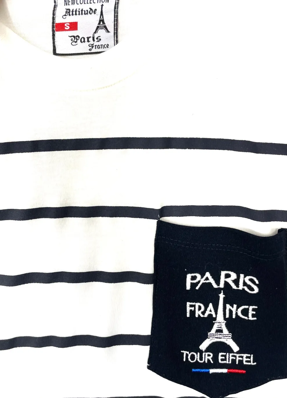Camiseta bordada Torre Eiffel París Francia