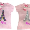 Camiseta con lentejuelas reversibles Torre Eiffel