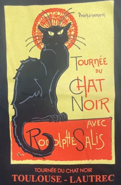 Camiseta la tournée du chat Noir