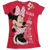 Camiseta Minnie Mouse Torre Eiffel purpurina