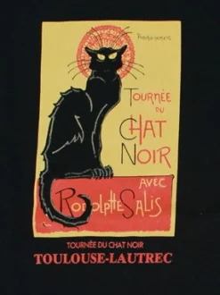 Camiseta mujer La Tournée du Chat Noir