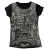 Camiseta Paris Montmartre color negro