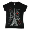 Camiseta París Corazón Torre Eiffel