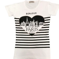 Camiseta París Francia " BONJOUR La vie est belle "