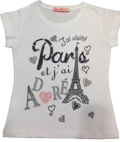 Camiseta París Torre Eiffel "J'ai adoré"