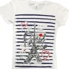 Camiseta París Torre Eiffel rayado