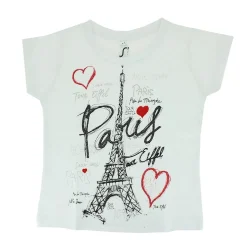 Camiseta París Torre Eiffel Corazón