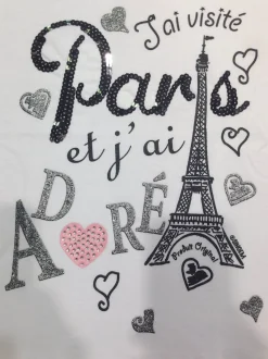 Camiseta París Torre Eiffel "J'ai adoré"