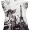 Camiseta "3D souvenir París" Torre Eiffel