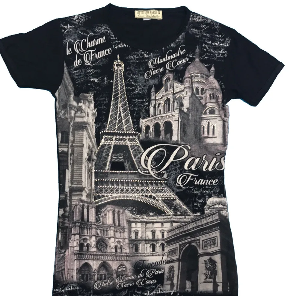 Camiseta Torre Eiffel "El encanto de Francia"
