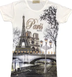 Camiseta Torre Eiffel y Notre Dame