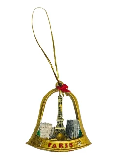Campana de Navidad dorada