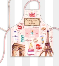Delantal de cocina Macarrones de París