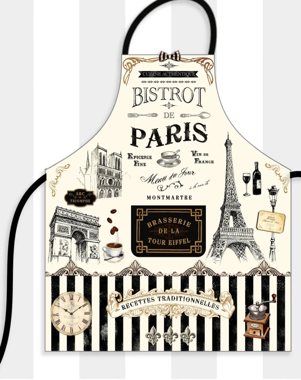 Delantal de cocina "Café de París"