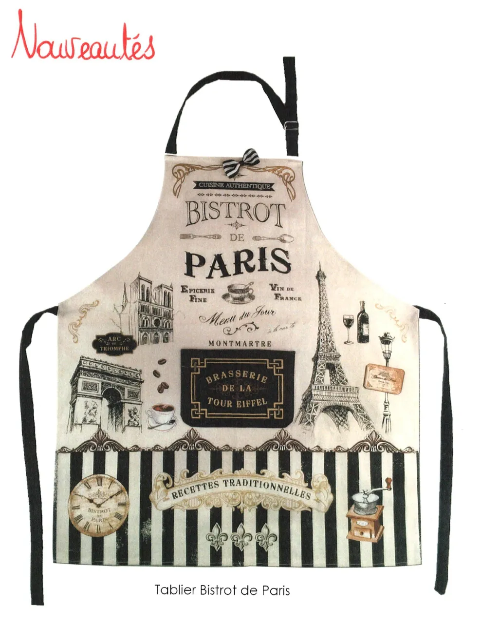 Delantal de cocina "Café de París"