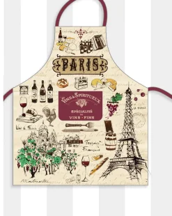 Delantal de cocina "Vinos de Francia"