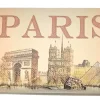 Estuche para lentes Torre Eiffel y monumentos de Paris