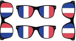 Gafas Francia azul blanco y rojo