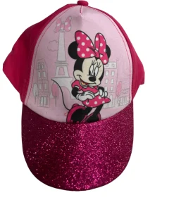 Gorra Minnie Mouse Torre Eiffel Rosa Fucsia