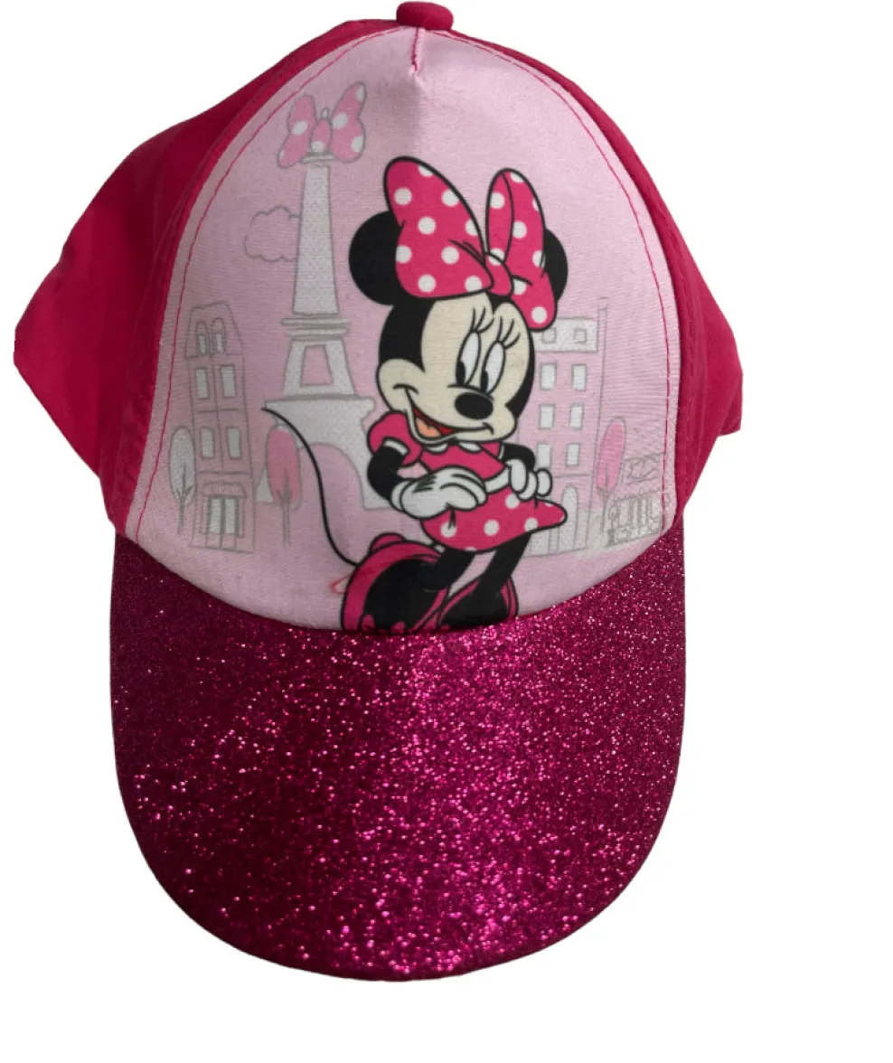 Gorra Minnie Mouse Torre Eiffel Rosa Fucsia