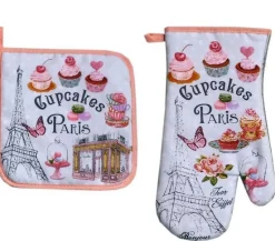 Guante y manopla de cocina cupcake París