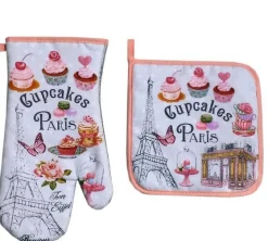 Guante y manopla de cocina cupcake París