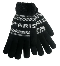 Guantes Negro y Blanco París Unisex