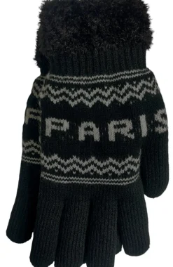 Guantes Negro y Blanco París Unisex